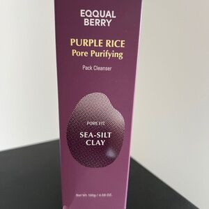 EQQUALBERRY Purple Rice Pore Purifying Pack Cleanser MADE IN KOREA